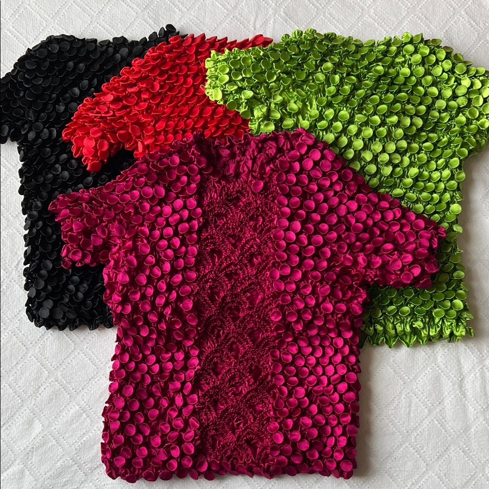 Colorful Textured Women's Shirt Set